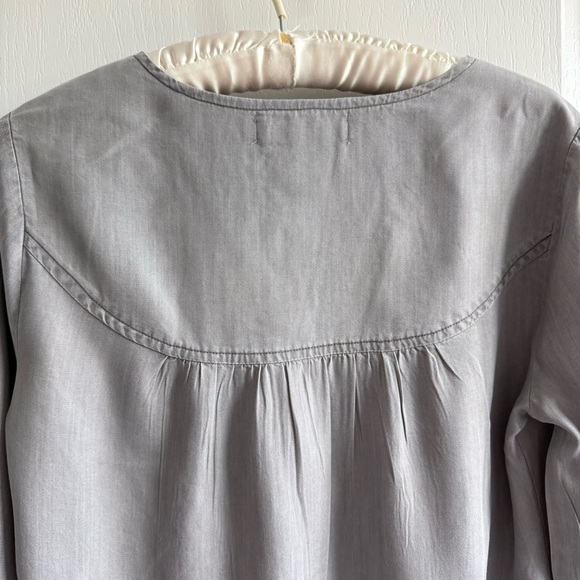 NWT Billy T Gray Pink Embroidered Top Shirt Bell Cuffs Boho Size XS - Picture 11 of 15